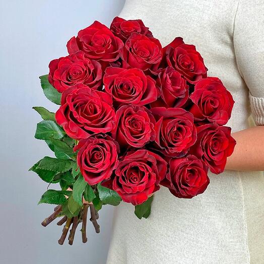 15 rosas rojas