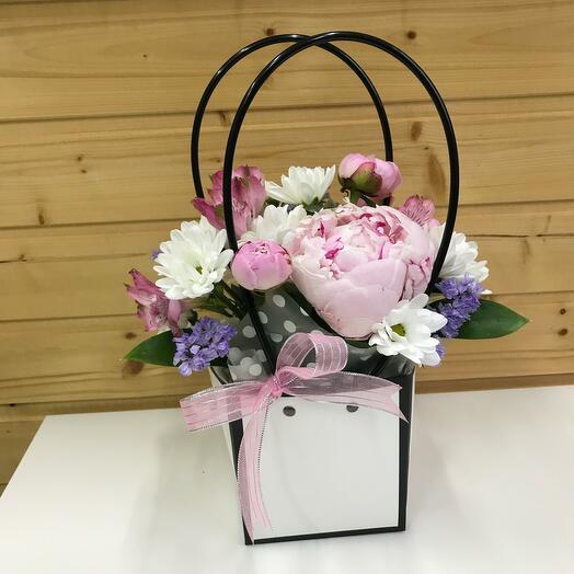 Bolso con flores