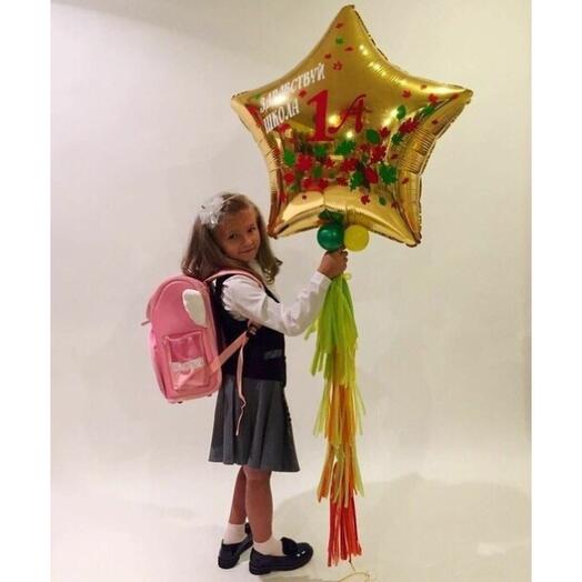 Star\Heart 60cm with diazine on September 1