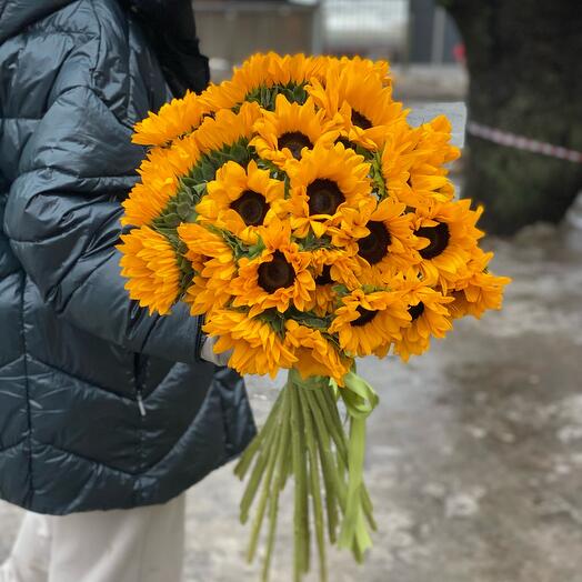 The sun in the bouquet