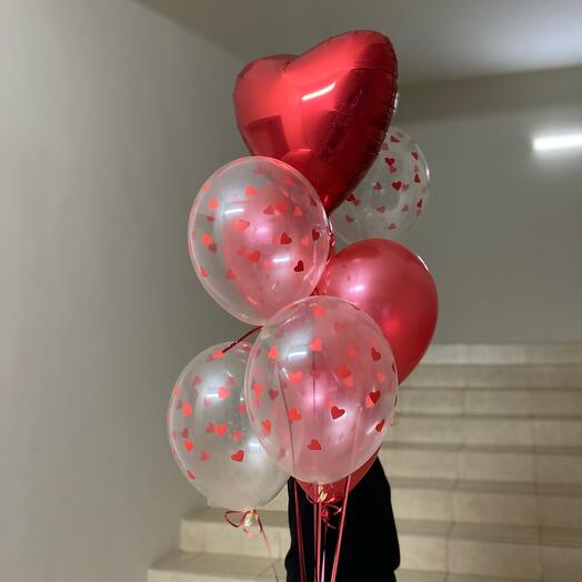 Сет 9 шаров «Love️»