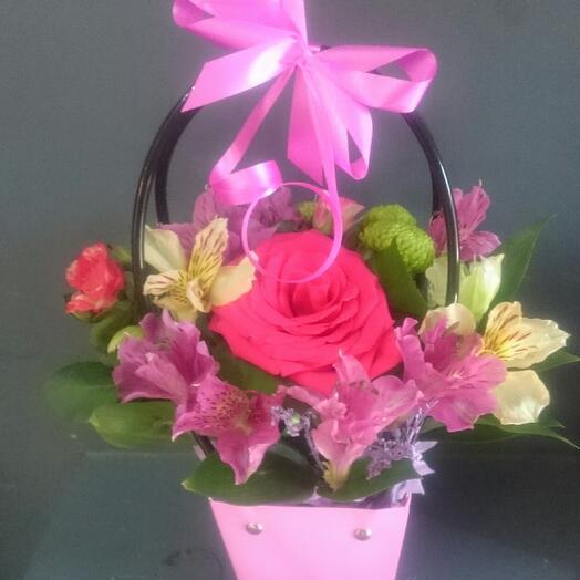 Flowers in a box