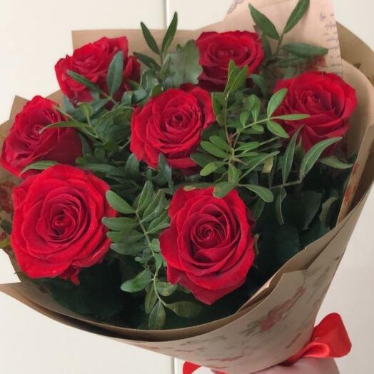Bouquet of fragrant roses