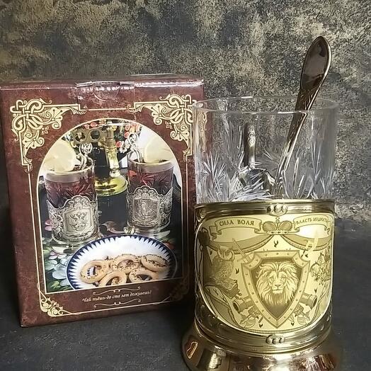 Подстаканник Лев