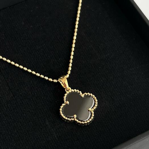 Кулон на цепочке KLEVER BLACK