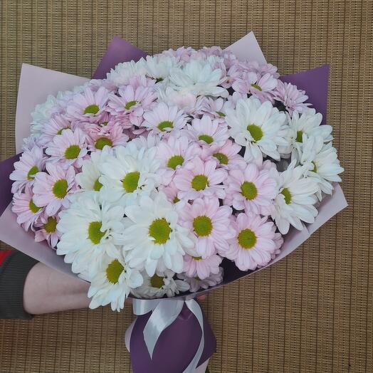 Bouquet of bush chrysanthemum