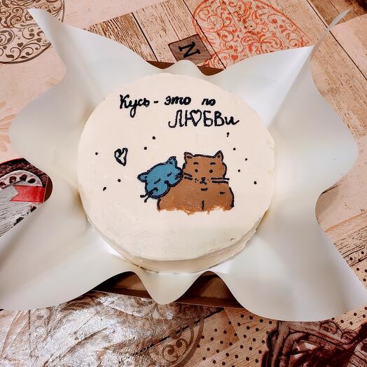 Бенто торт "Кусь"