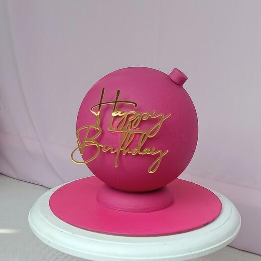Торт бомба, торт happy birthday