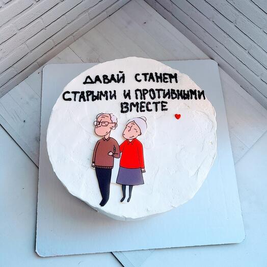 Торт " Старички "