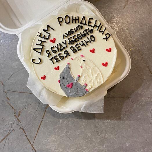 Бенто - торт 🎂 ваниль/клубника💔💔