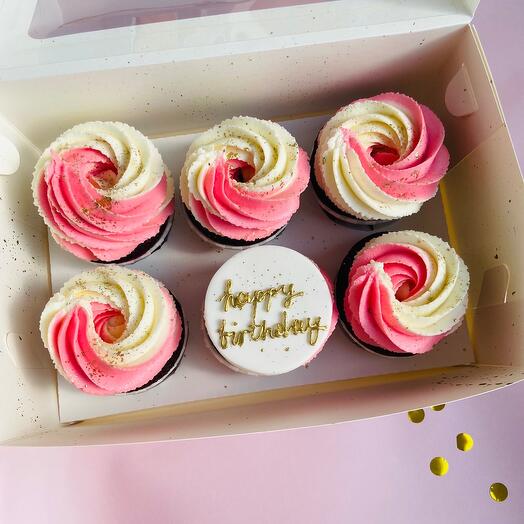 Капкейки happy birthday , капкейки с днем рождения