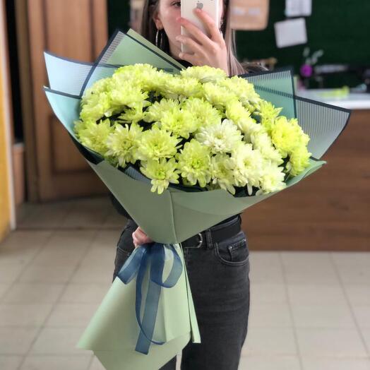 Букет из хризантем кустовых