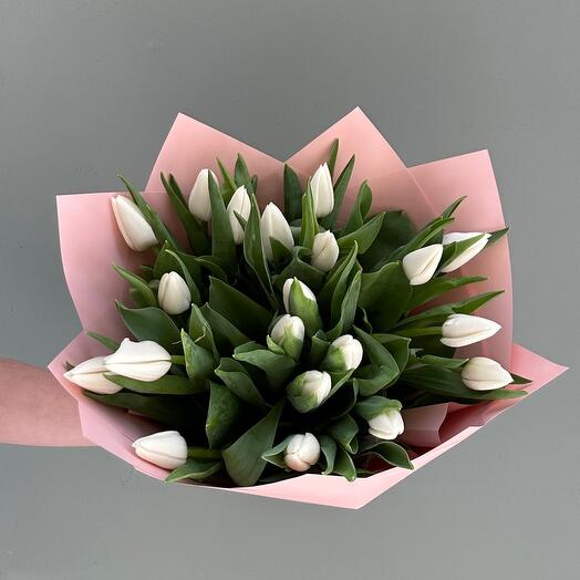 20 Tulipanes Blancos