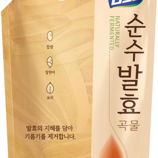 Lion Chamgreen Ferment Grain Средство для мытья посуды, овощей и фруктов - 2 л (пакет)