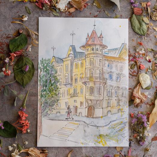 Акварельный рисунок