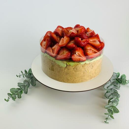 Чизкейк муссовый с клубникой