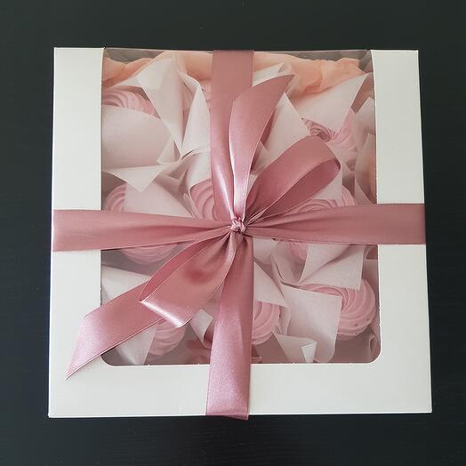Handmade cranberry marshmallow