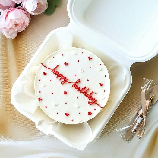 Бенто-торт "Happy birthday️️ ️️️"