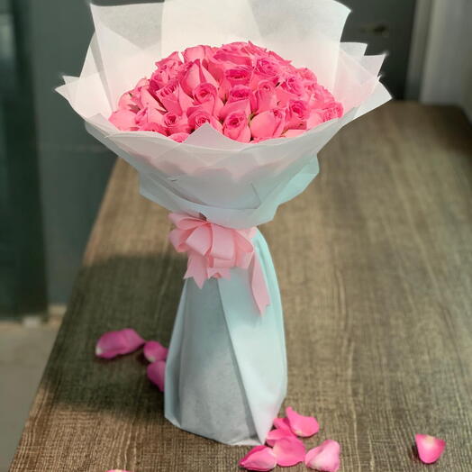 51 Assorted Pink Bouquet of flowers