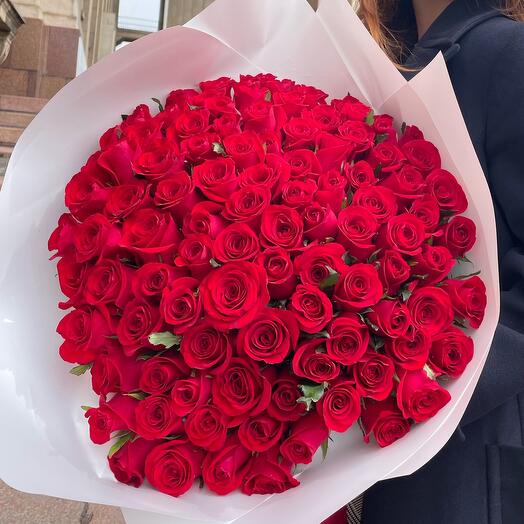 101 Роза красная