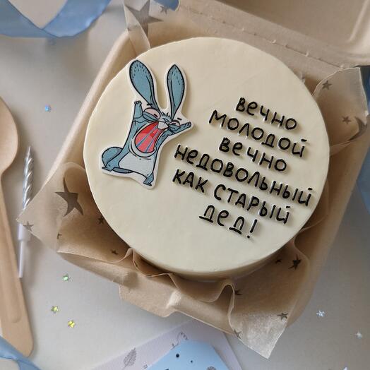 Бенто торт с фотопечатью на сахарной бумаге