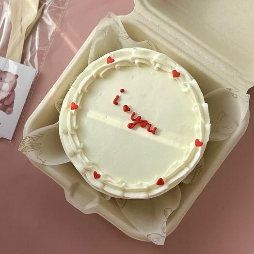 Бенто торт «I love you»
