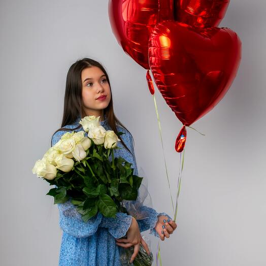 Розы и шары