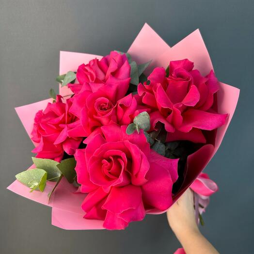 Ramo de rosas francesas