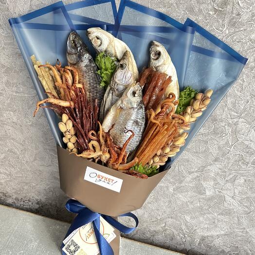 Букет из рыбных закусок