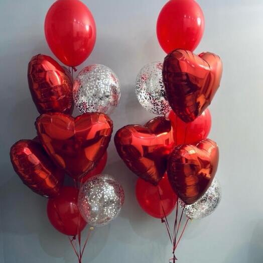 Fountain of heart balls Inspiration on February 14th