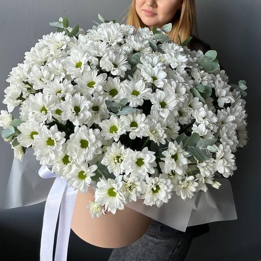Ромашки в коробке