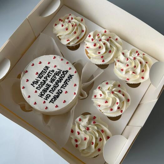 Bento + 5 cupcakes
