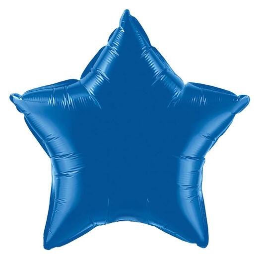 Blue Star Foil Balloon