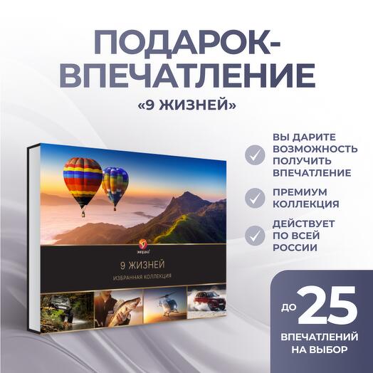 Подарочный сертификат «Девять жизней»