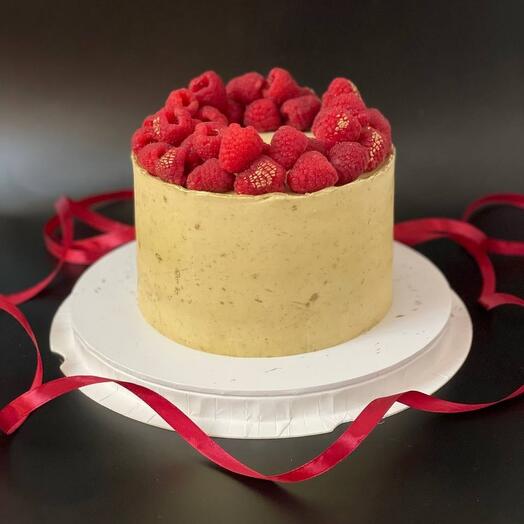Pastel "Pistacho-albaricoque"