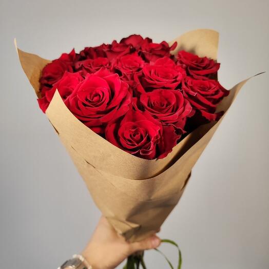 Bouquet of 15 Red Roses Ecuador 50