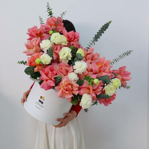 Букет Полный расцвет в коробке