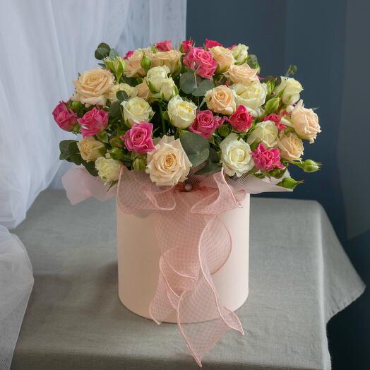 Flowers in a box "My tenderness"