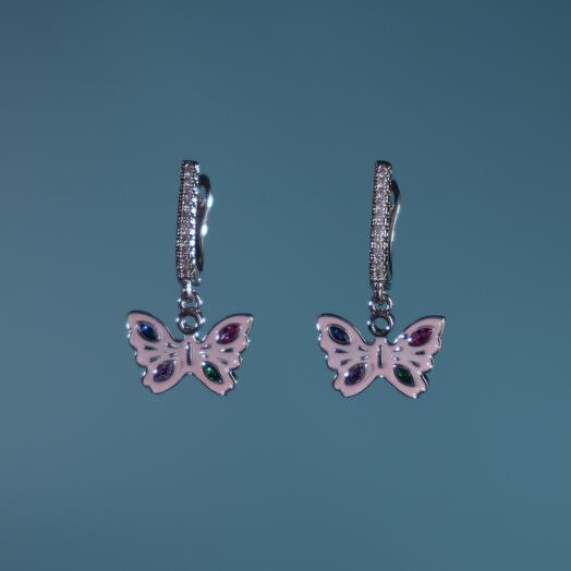 Серьги из фианитов 11140-0122
