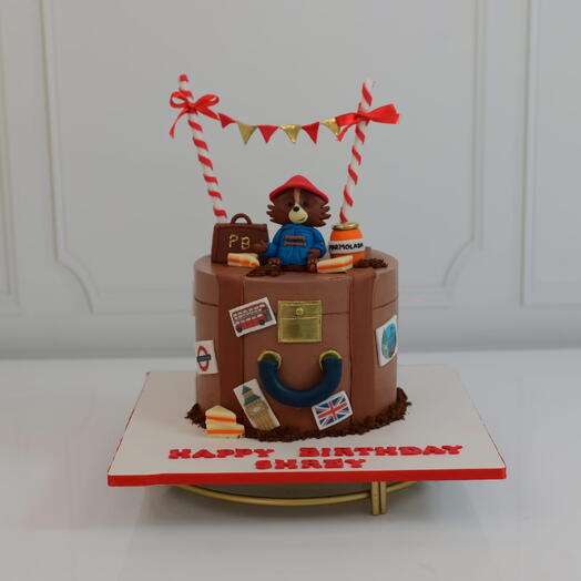 Paddington Bear-Themed Birthday Cake for Your Sweet Baby Boy