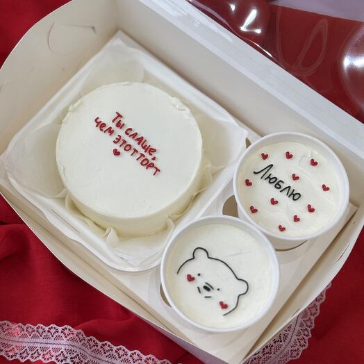 Комбо Бенто + Cake to go Люблю