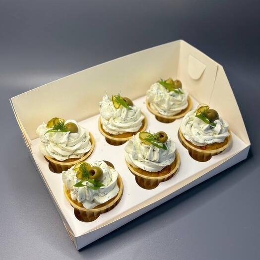 Закусочные капкейки подарок мужчине на 23 февраля