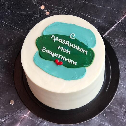Торт 2 кг. на 23 февраля / ваш дизайн