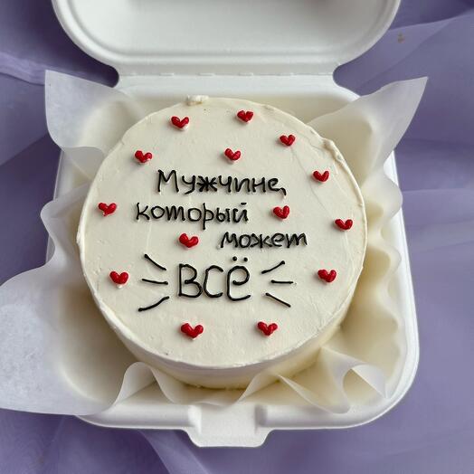 Бенто-торт мужчине