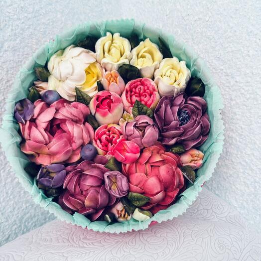 Marshmallow flowers assorted
