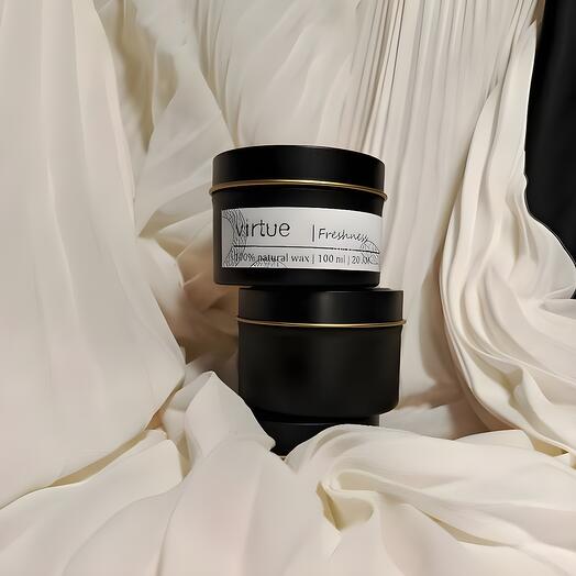 Ароматическая свеча virtue mini «Свежесть» 100ml