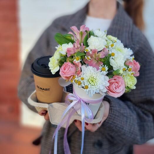 Набор кофе с цветами 🌷