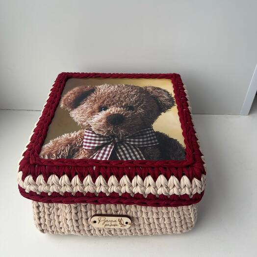 Корзина интерьерная «Медвежонок»