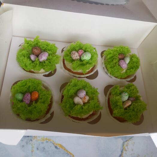 Пасхальные капкейки " ПАСХА" 🐣
