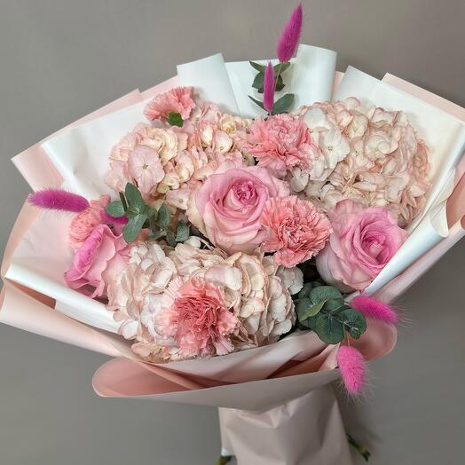 🌸Букет в розовых тонах